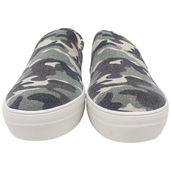 Steve Madden Camo Slip On Platform Sneaker Loafers Green Women's Size 9.5 - Picture 4 of 7